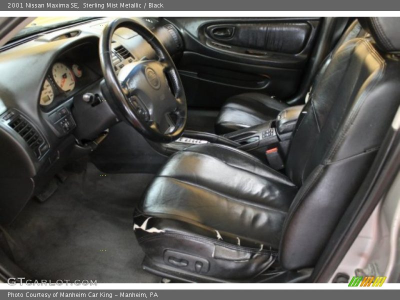 Sterling Mist Metallic / Black 2001 Nissan Maxima SE
