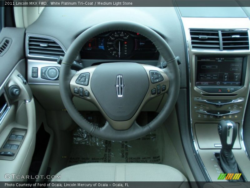 White Platinum Tri-Coat / Medium Light Stone 2011 Lincoln MKX FWD