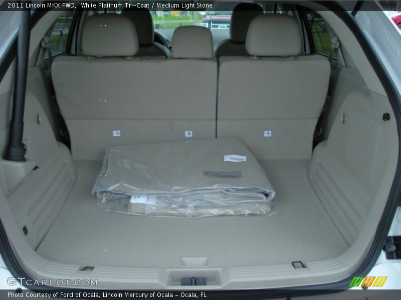 White Platinum Tri-Coat / Medium Light Stone 2011 Lincoln MKX FWD