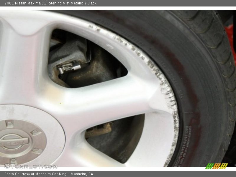 Sterling Mist Metallic / Black 2001 Nissan Maxima SE