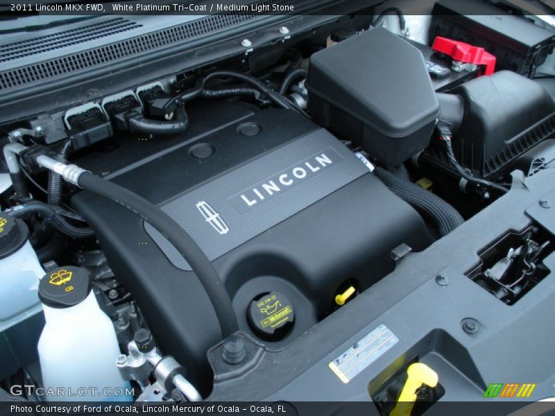 White Platinum Tri-Coat / Medium Light Stone 2011 Lincoln MKX FWD
