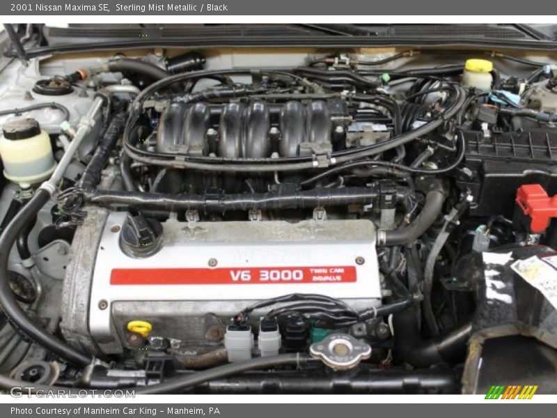 Sterling Mist Metallic / Black 2001 Nissan Maxima SE