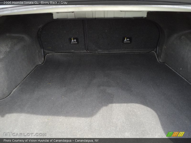 Ebony Black / Gray 2006 Hyundai Sonata GL