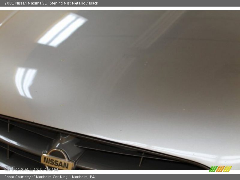 Sterling Mist Metallic / Black 2001 Nissan Maxima SE