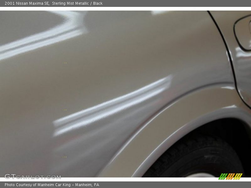 Sterling Mist Metallic / Black 2001 Nissan Maxima SE
