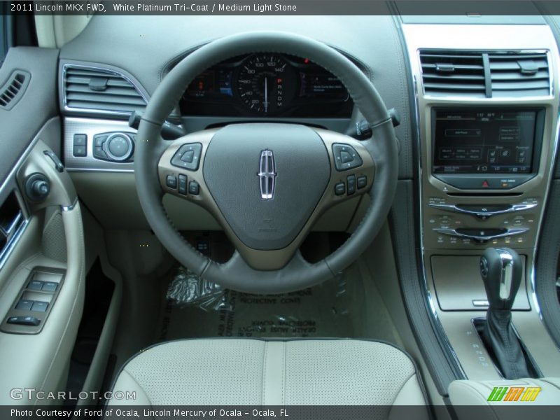 White Platinum Tri-Coat / Medium Light Stone 2011 Lincoln MKX FWD