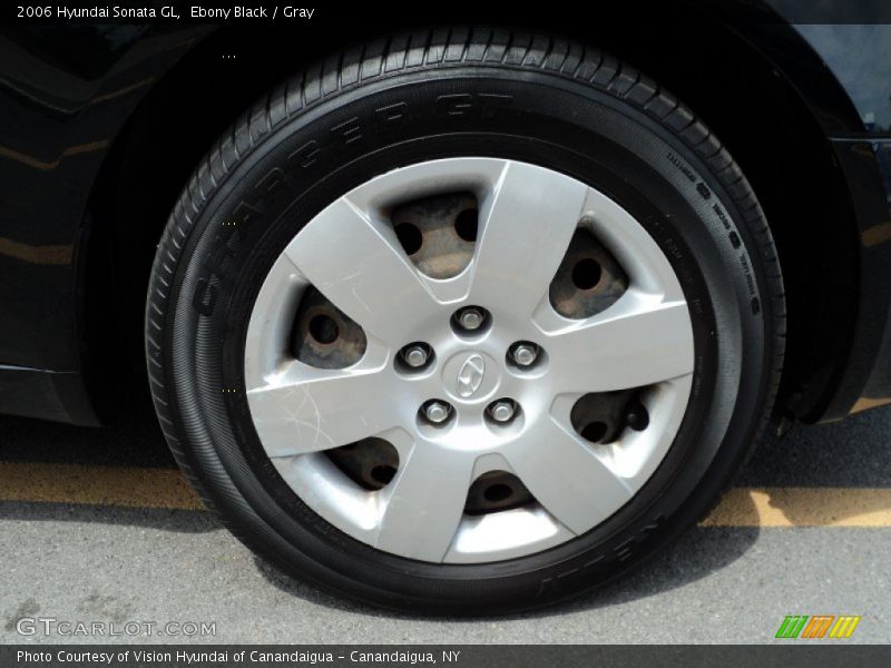 Ebony Black / Gray 2006 Hyundai Sonata GL