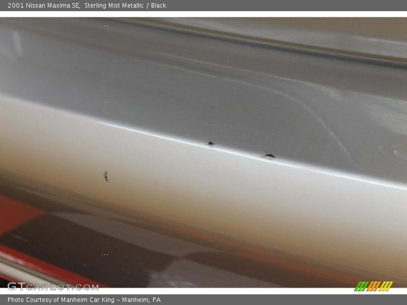 Sterling Mist Metallic / Black 2001 Nissan Maxima SE