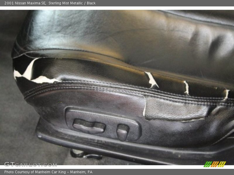 Sterling Mist Metallic / Black 2001 Nissan Maxima SE