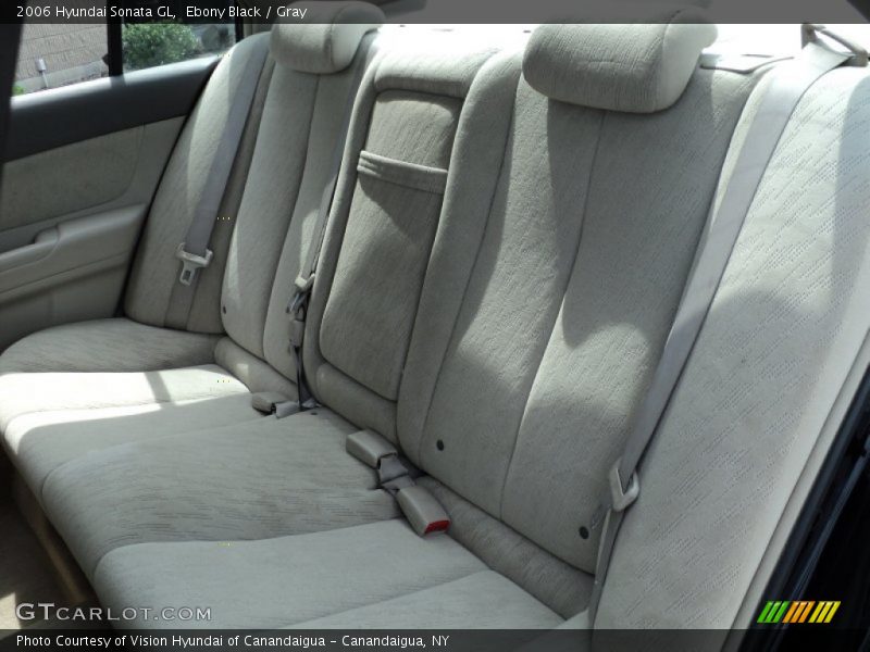 Ebony Black / Gray 2006 Hyundai Sonata GL