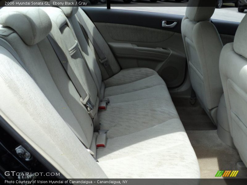 Ebony Black / Gray 2006 Hyundai Sonata GL