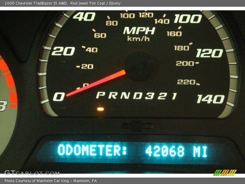 Red Jewel Tint Coat / Ebony 2006 Chevrolet TrailBlazer SS AWD