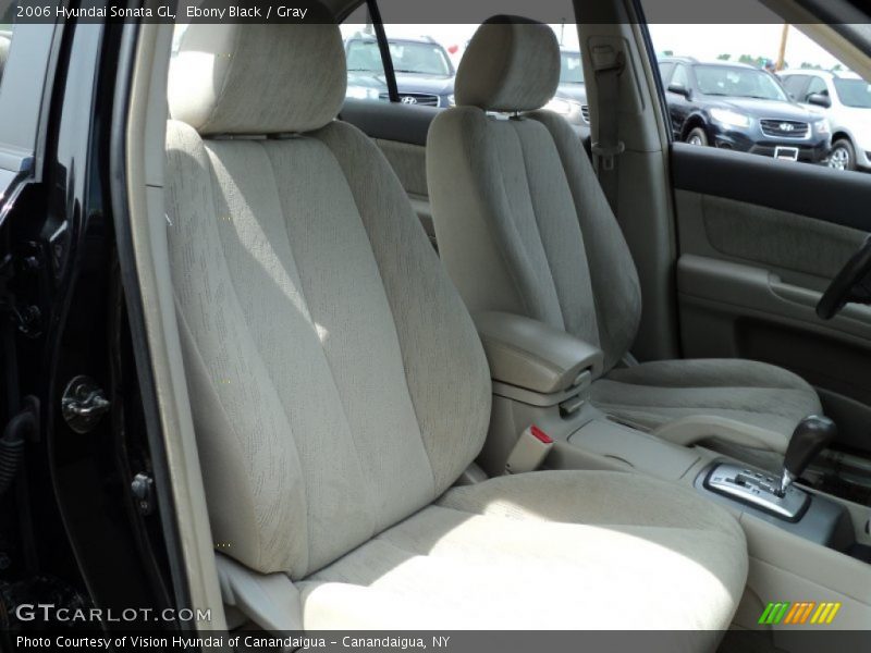 Ebony Black / Gray 2006 Hyundai Sonata GL