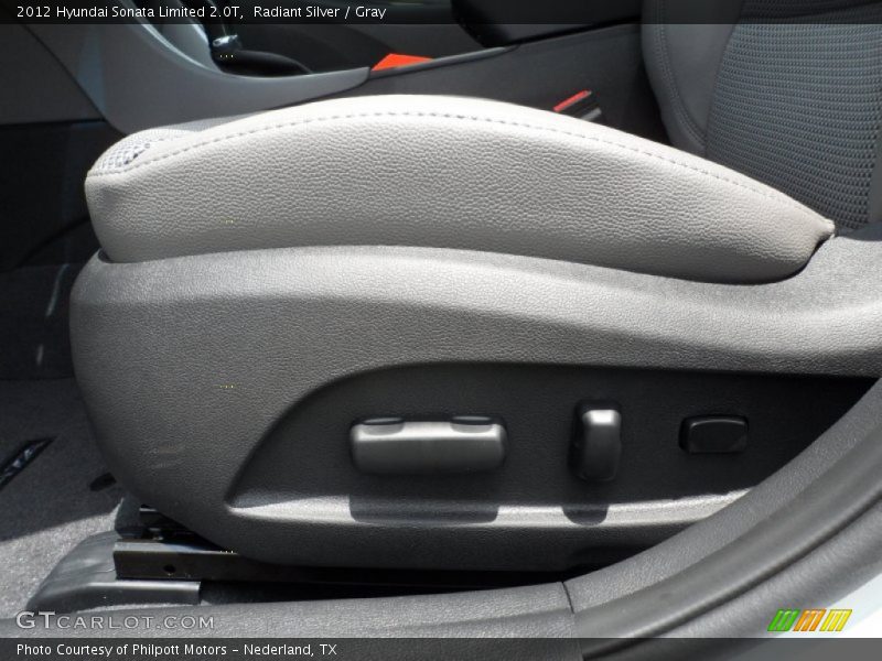 Radiant Silver / Gray 2012 Hyundai Sonata Limited 2.0T
