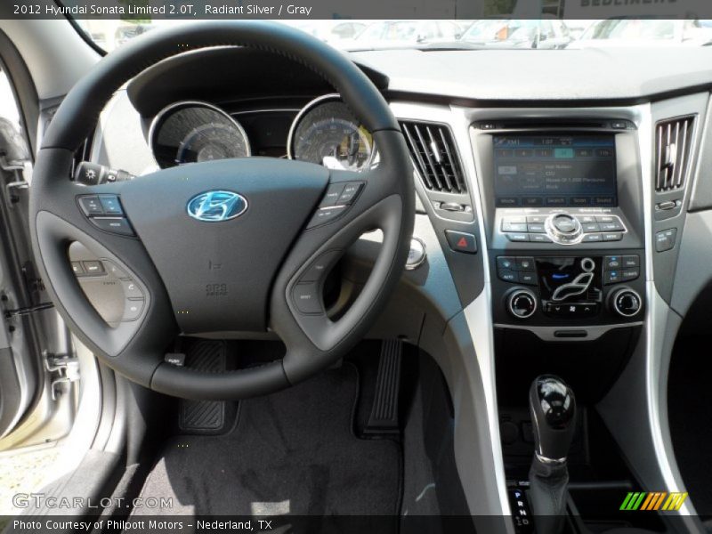 Radiant Silver / Gray 2012 Hyundai Sonata Limited 2.0T
