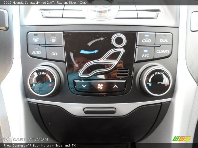 Controls of 2012 Sonata Limited 2.0T