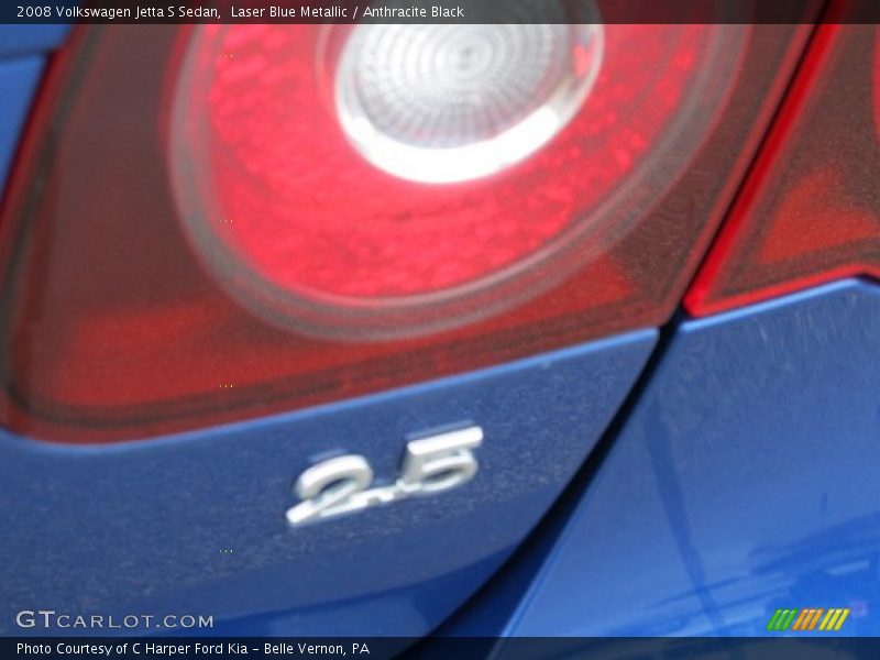 Laser Blue Metallic / Anthracite Black 2008 Volkswagen Jetta S Sedan