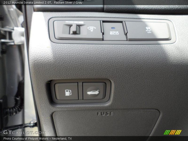 Radiant Silver / Gray 2012 Hyundai Sonata Limited 2.0T