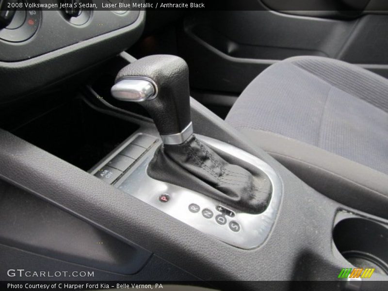 Laser Blue Metallic / Anthracite Black 2008 Volkswagen Jetta S Sedan