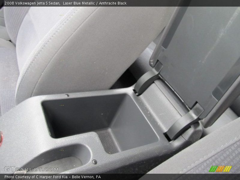 Laser Blue Metallic / Anthracite Black 2008 Volkswagen Jetta S Sedan