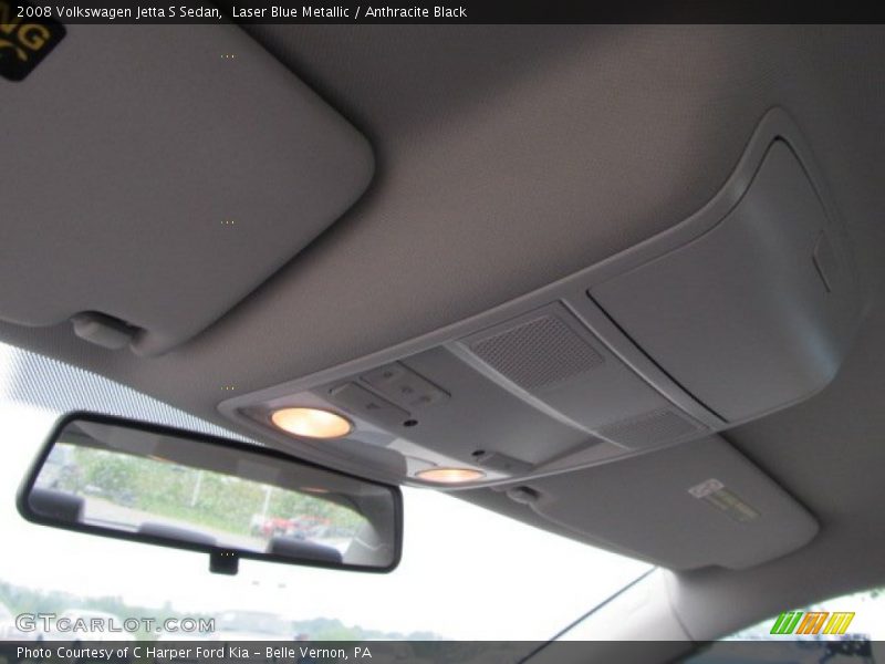 Laser Blue Metallic / Anthracite Black 2008 Volkswagen Jetta S Sedan