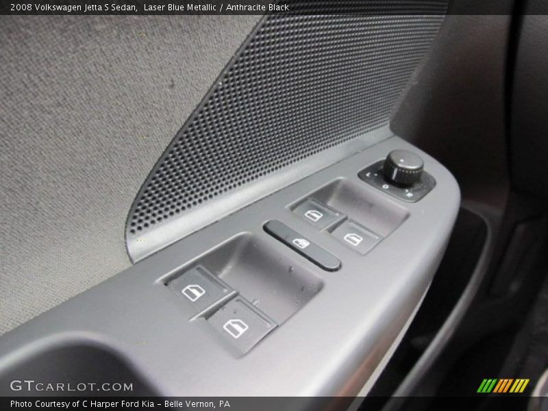 Laser Blue Metallic / Anthracite Black 2008 Volkswagen Jetta S Sedan