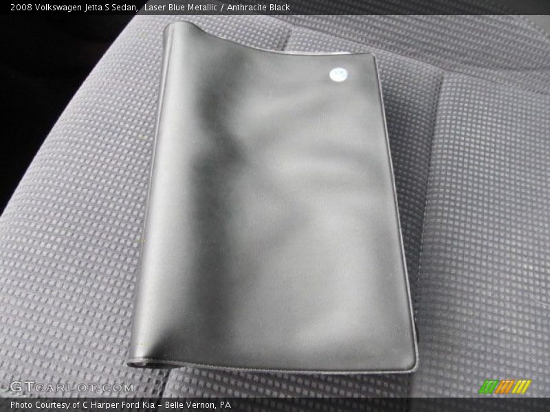 Laser Blue Metallic / Anthracite Black 2008 Volkswagen Jetta S Sedan