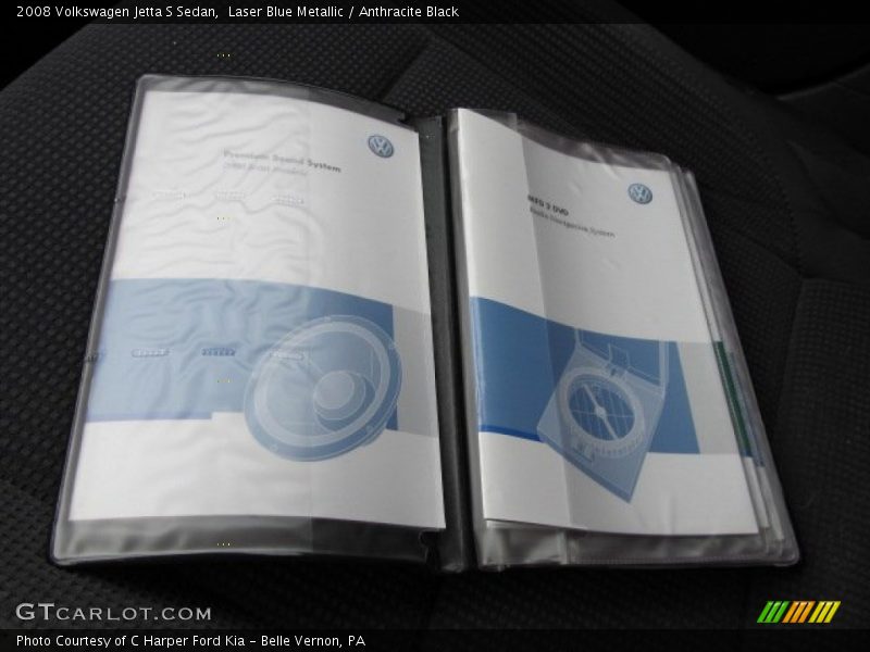 Laser Blue Metallic / Anthracite Black 2008 Volkswagen Jetta S Sedan
