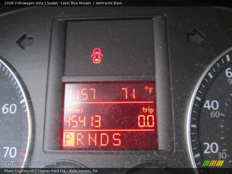 Laser Blue Metallic / Anthracite Black 2008 Volkswagen Jetta S Sedan