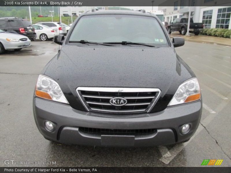 Ebony Black / Gray 2008 Kia Sorento EX 4x4