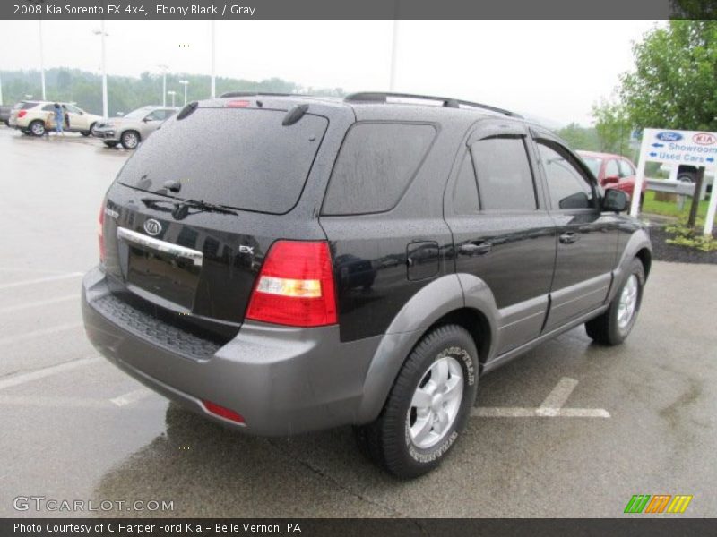 Ebony Black / Gray 2008 Kia Sorento EX 4x4