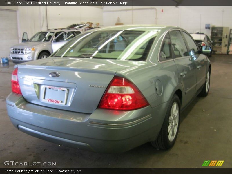 Titanium Green Metallic / Pebble Beige 2006 Ford Five Hundred Limited