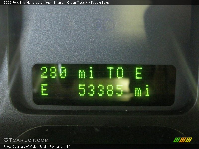 Titanium Green Metallic / Pebble Beige 2006 Ford Five Hundred Limited