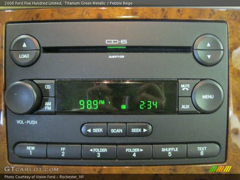 Titanium Green Metallic / Pebble Beige 2006 Ford Five Hundred Limited