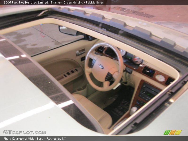 Titanium Green Metallic / Pebble Beige 2006 Ford Five Hundred Limited