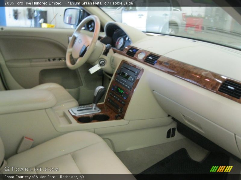Titanium Green Metallic / Pebble Beige 2006 Ford Five Hundred Limited