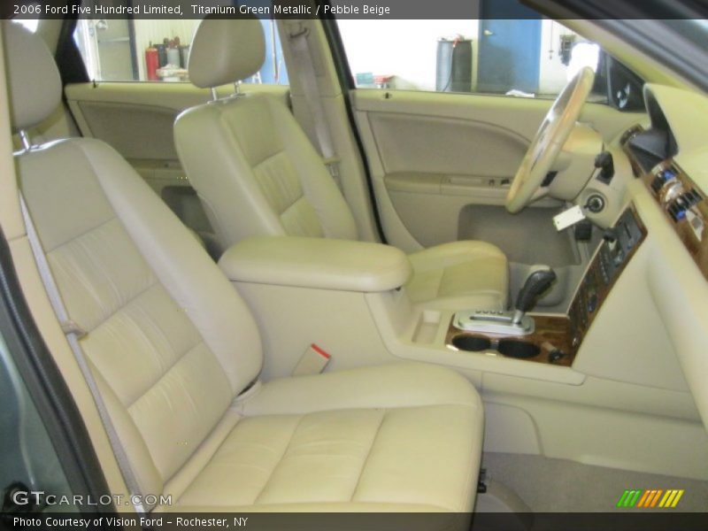 Titanium Green Metallic / Pebble Beige 2006 Ford Five Hundred Limited