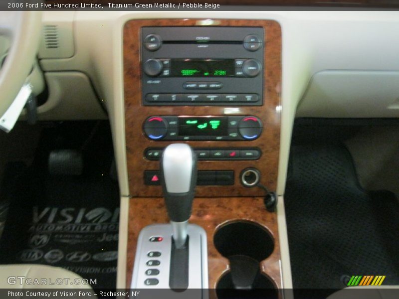 Titanium Green Metallic / Pebble Beige 2006 Ford Five Hundred Limited