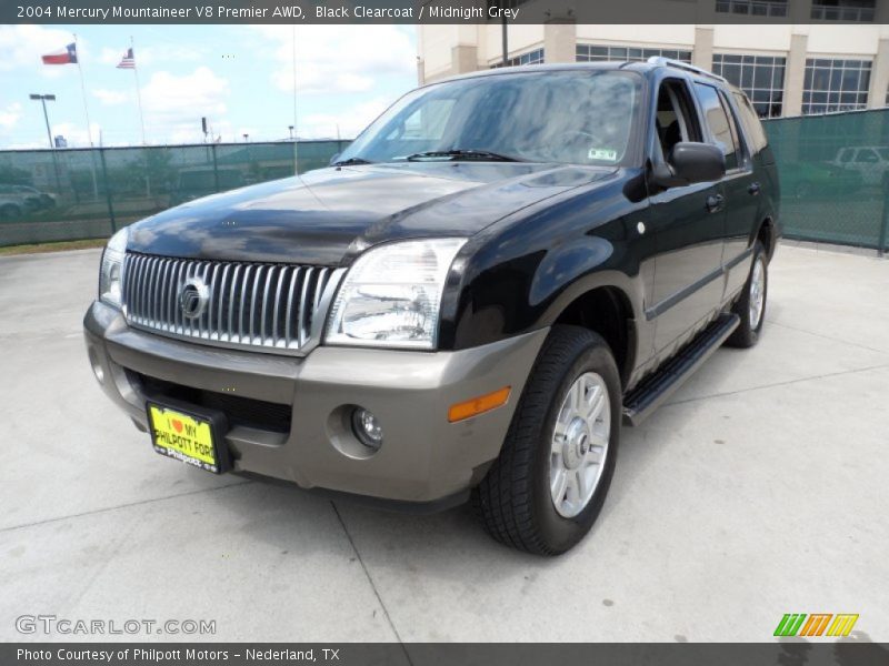 Black Clearcoat / Midnight Grey 2004 Mercury Mountaineer V8 Premier AWD