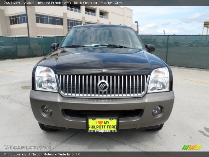 Black Clearcoat / Midnight Grey 2004 Mercury Mountaineer V8 Premier AWD