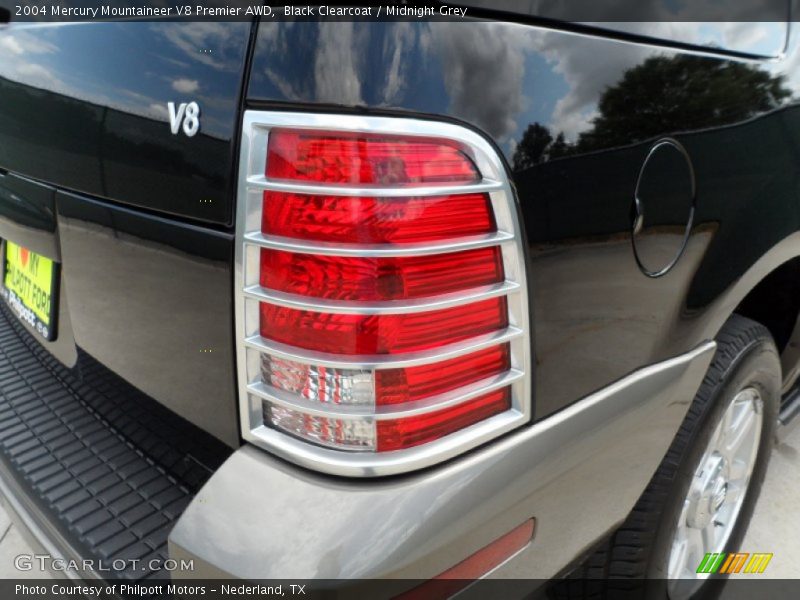 Black Clearcoat / Midnight Grey 2004 Mercury Mountaineer V8 Premier AWD