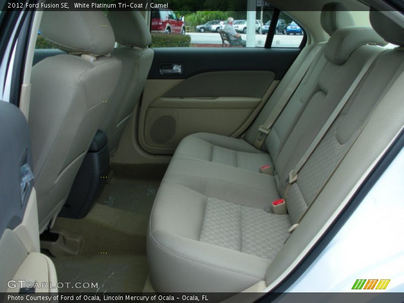  2012 Fusion SE Camel Interior