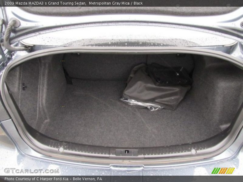 Metropolitan Gray Mica / Black 2009 Mazda MAZDA3 s Grand Touring Sedan