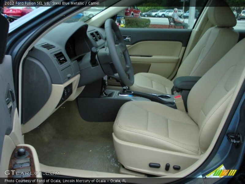  2012 Fusion SEL V6 Camel Interior