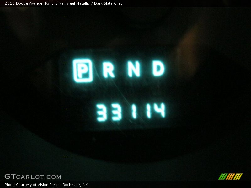 Silver Steel Metallic / Dark Slate Gray 2010 Dodge Avenger R/T