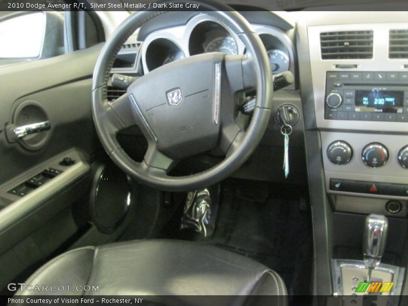 Silver Steel Metallic / Dark Slate Gray 2010 Dodge Avenger R/T
