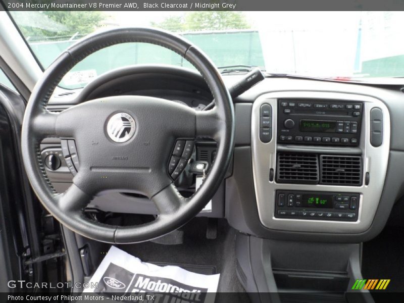 Black Clearcoat / Midnight Grey 2004 Mercury Mountaineer V8 Premier AWD