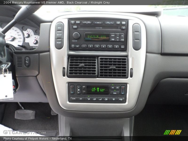 Black Clearcoat / Midnight Grey 2004 Mercury Mountaineer V8 Premier AWD