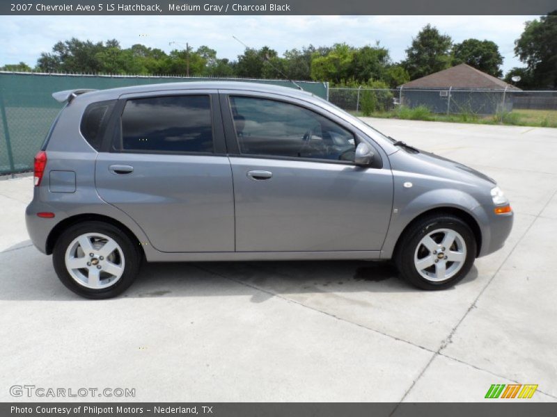 Medium Gray / Charcoal Black 2007 Chevrolet Aveo 5 LS Hatchback