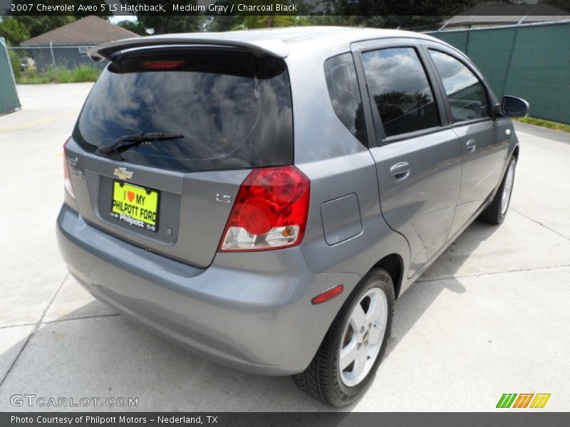 Medium Gray / Charcoal Black 2007 Chevrolet Aveo 5 LS Hatchback